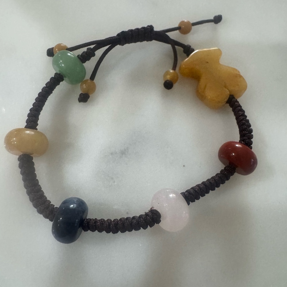 Multicolor Beaded Adjustable Bracelet
